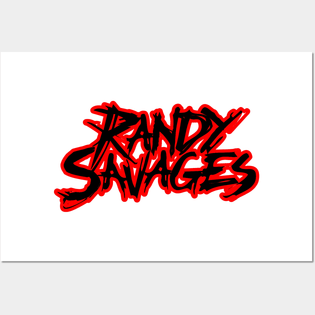 Randy Savage Logo Wall Art by Snapstergram